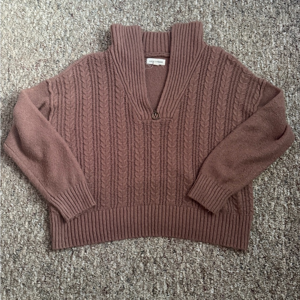 Lucky Brand Cable Knit Sweater